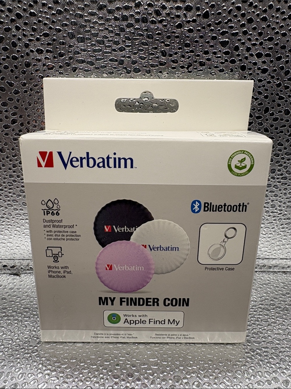 Verbatim My Finder Coin Bluetooth Tracker -new sealed in box